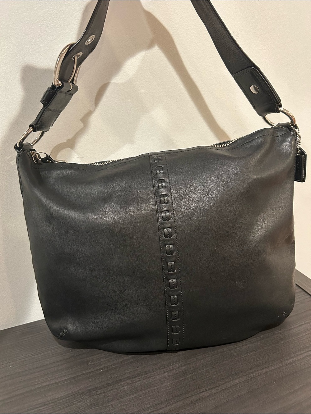 Coach Black Hobo Leather
Bag GUC